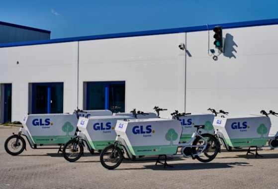 electric bikes ready for delivery at depot